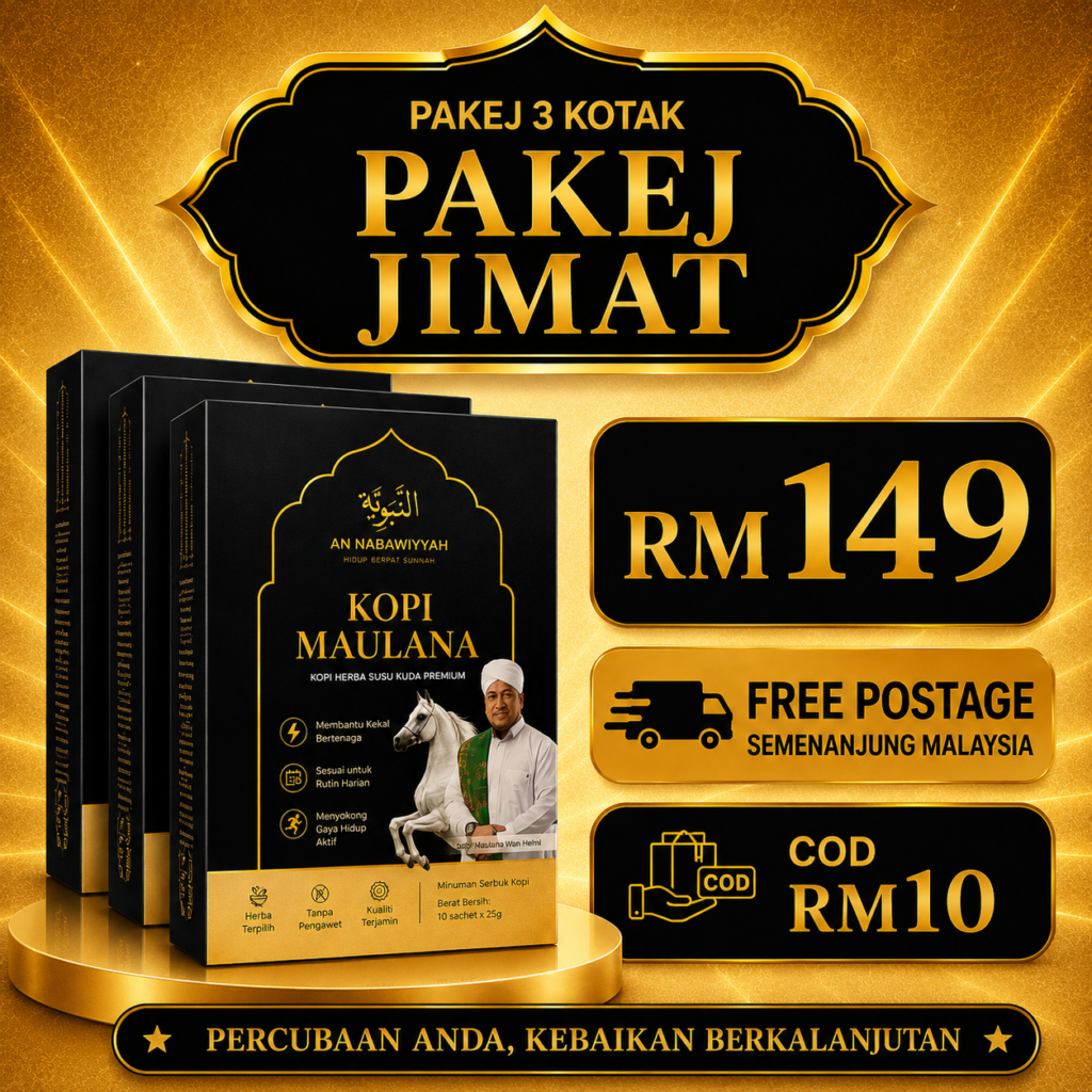 PAKEJ JIMAT : 3 KOTAK KOPI MAULANA