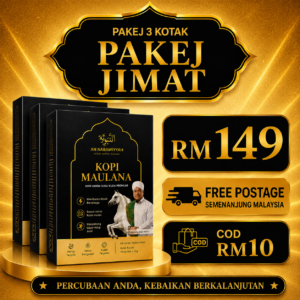 PAKEJ JIMAT : 3 KOTAK KOPI MAULANA