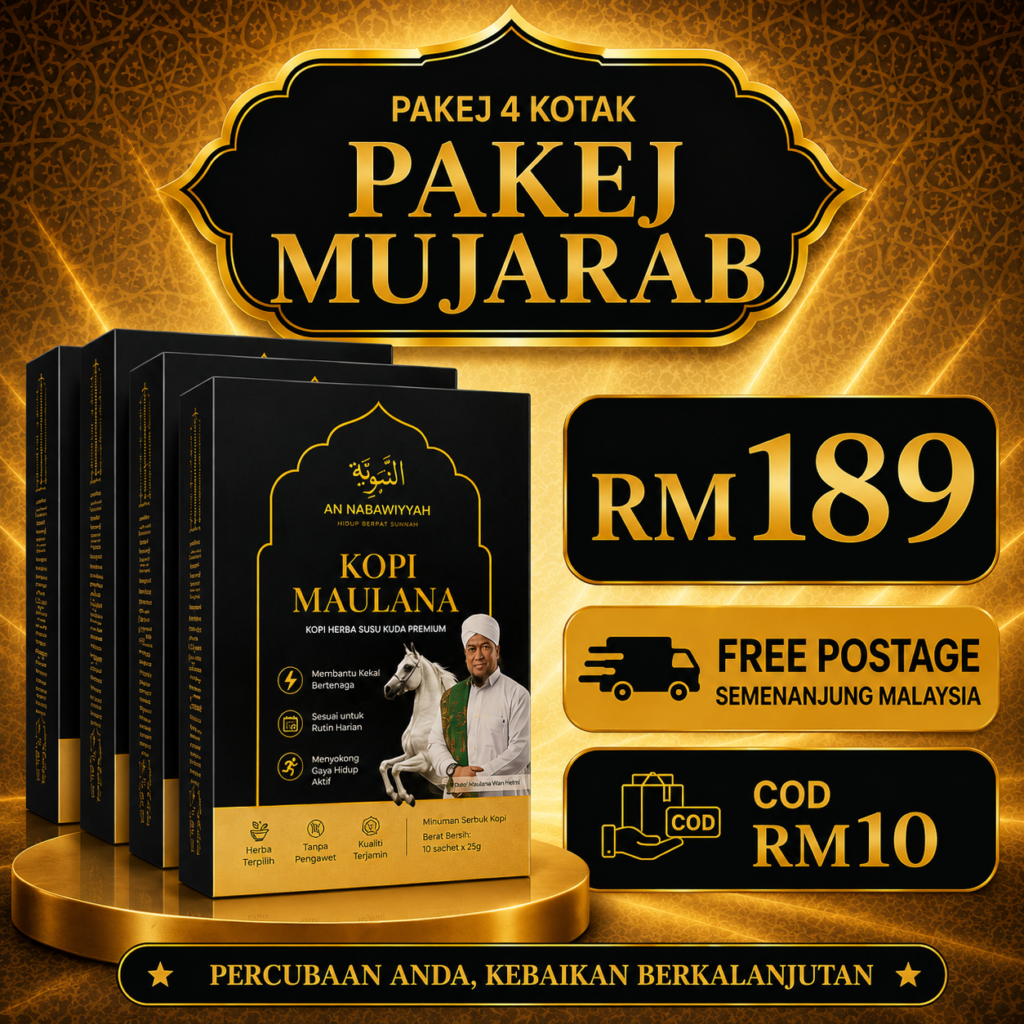 PAKEJ MUJARAB : 4 KOTAK KOPI MAULANA